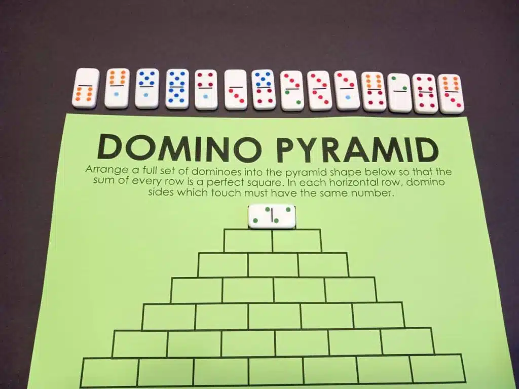 Domino Pyramid Puzzle by L.P. Mochalov