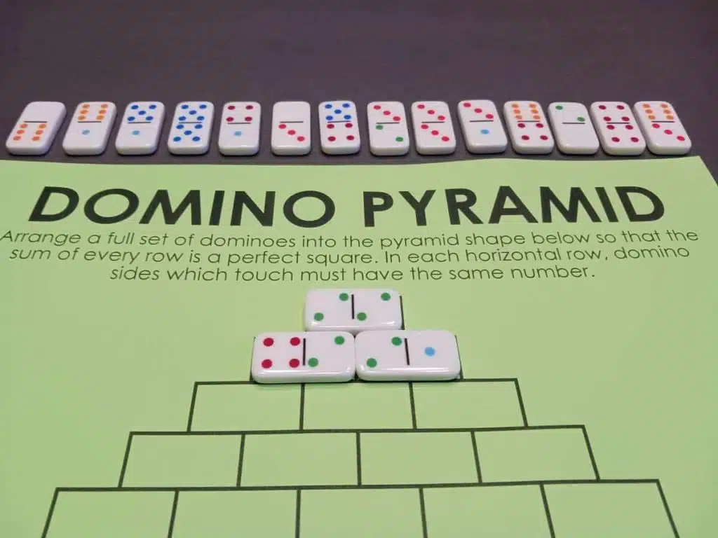 Domino Pyramid Puzzle by L.P. Mochalov