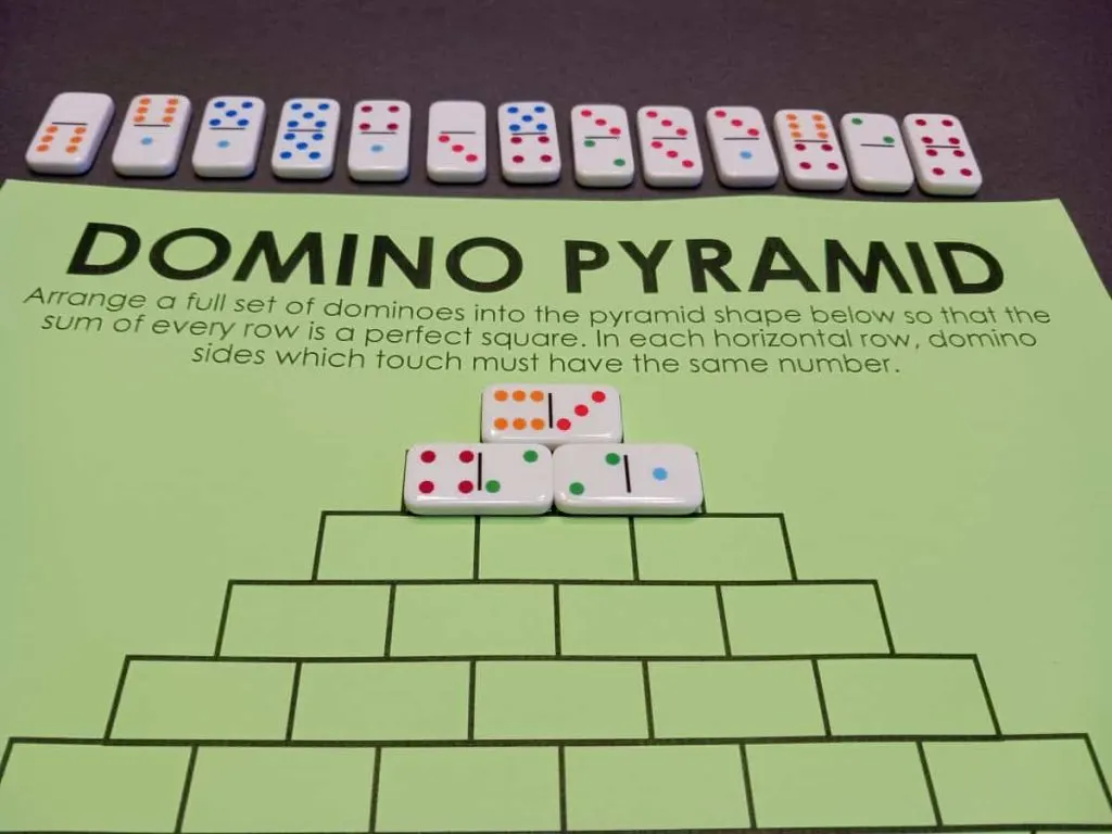 Domino Pyramid Puzzle by L.P. Mochalov