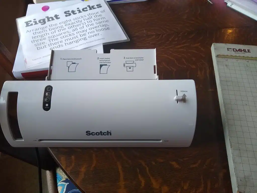 laminator. 