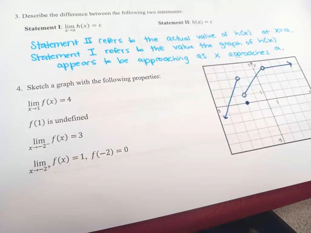 calculus task from Bryan Passwater: "Sketch a graph with the following properties." 