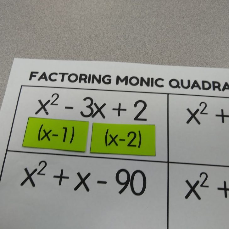 15 Fun Factoring Activities For Algebra | Math = Love