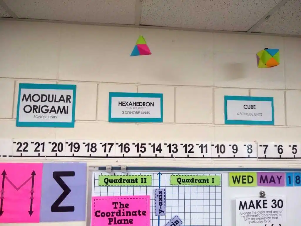 high school math classroom decorations