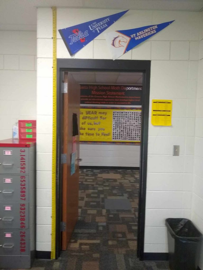 measuring station in classroom 