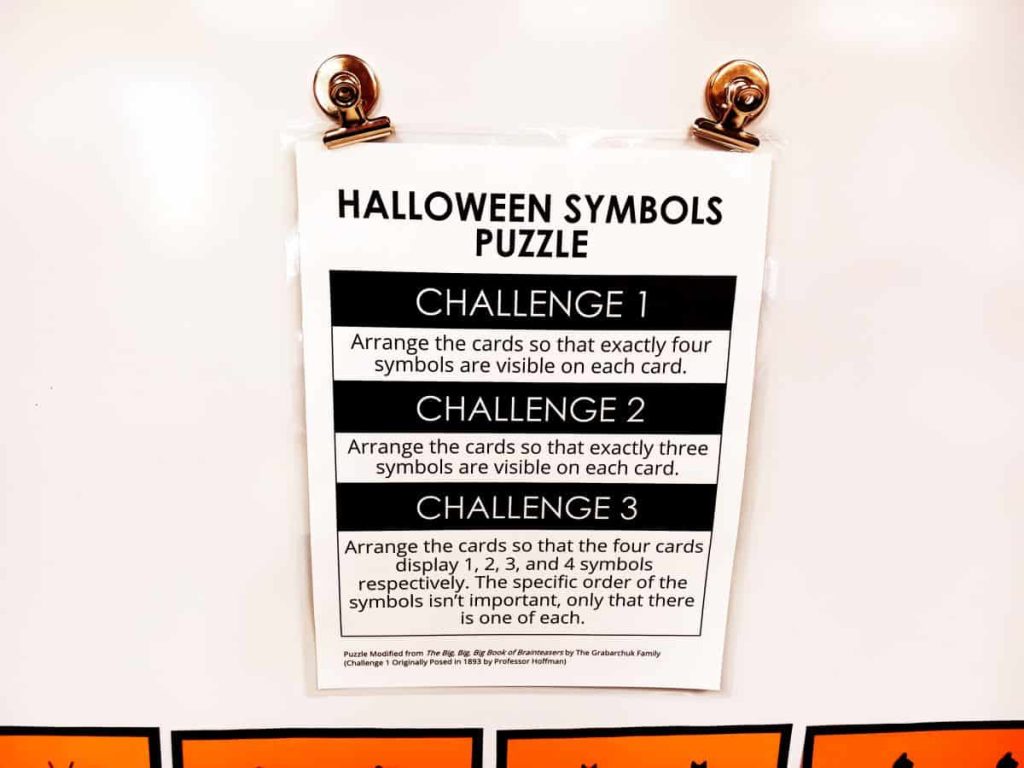 Halloween Symbols Puzzle