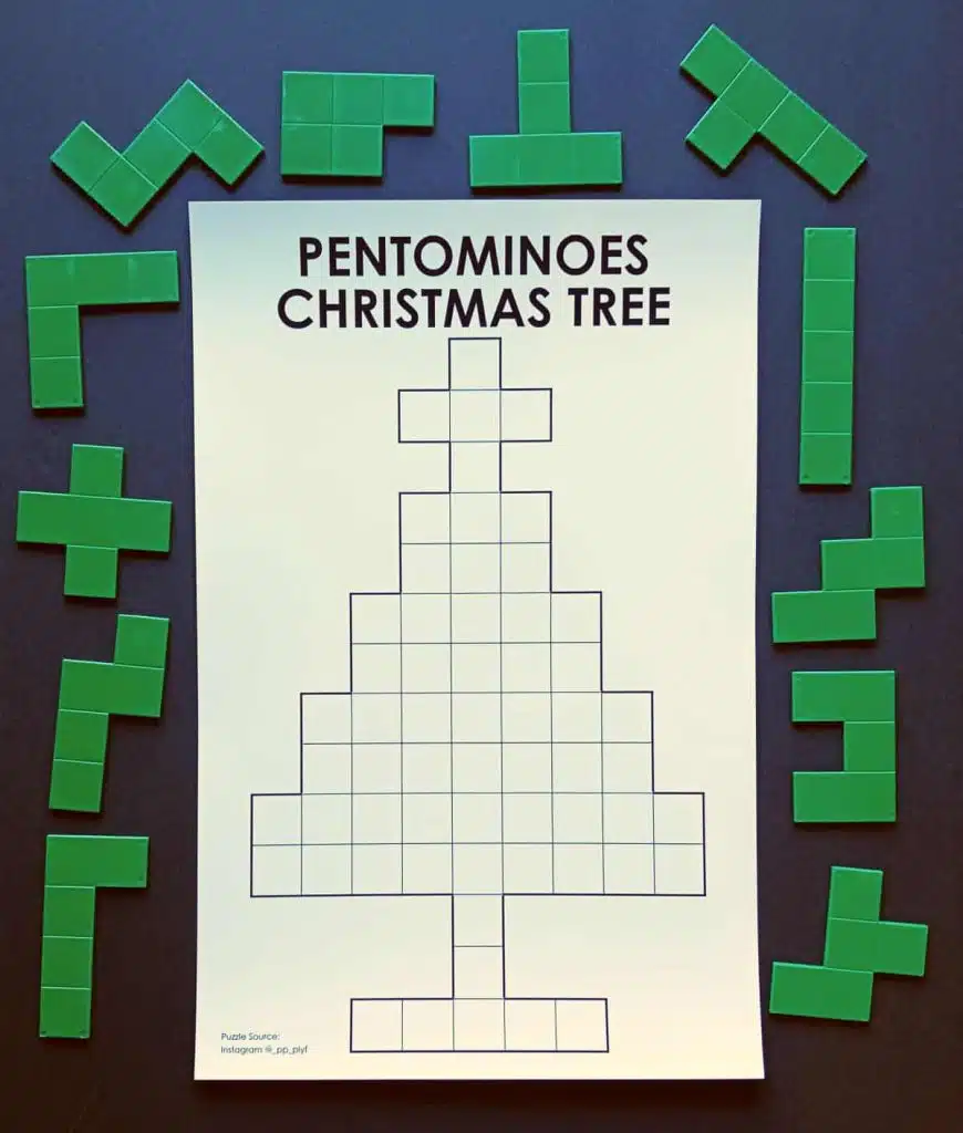 Pentominoes Christmas Tree Puzzle