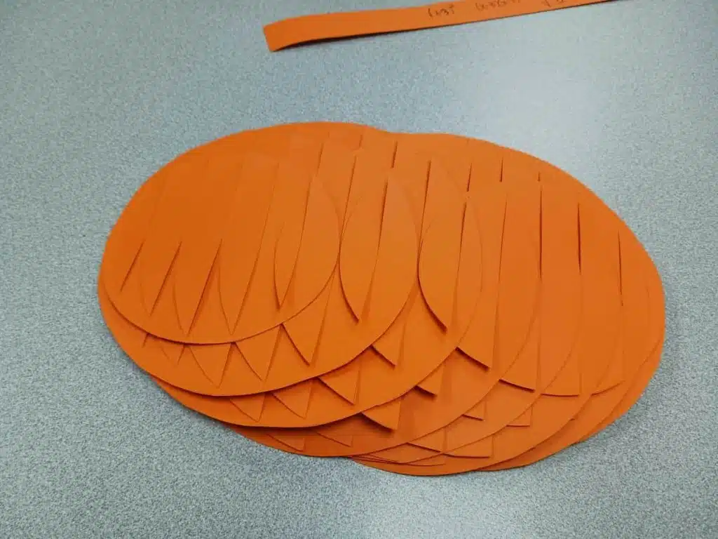 Pumpkin Jack-o'-lantern Sliceform