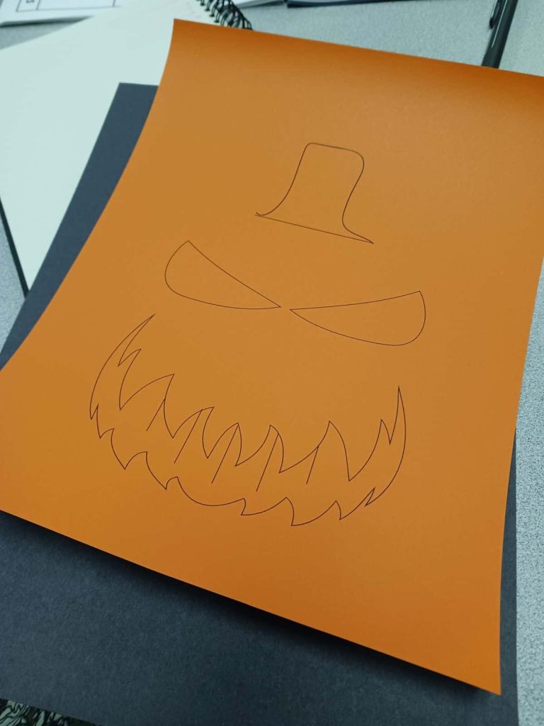Pumpkin Jack-o'-lantern Sliceform