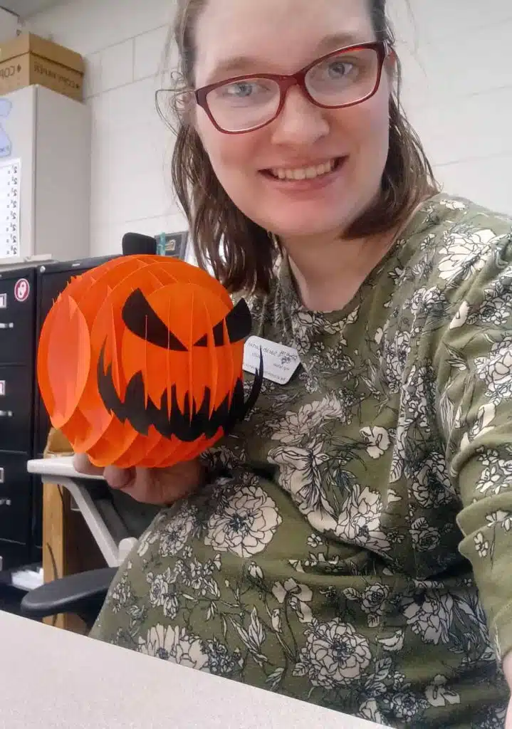 Pumpkin Jack-o'-lantern Sliceform