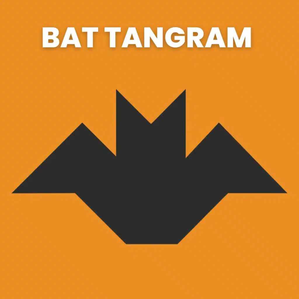 bat tangram puzzle 