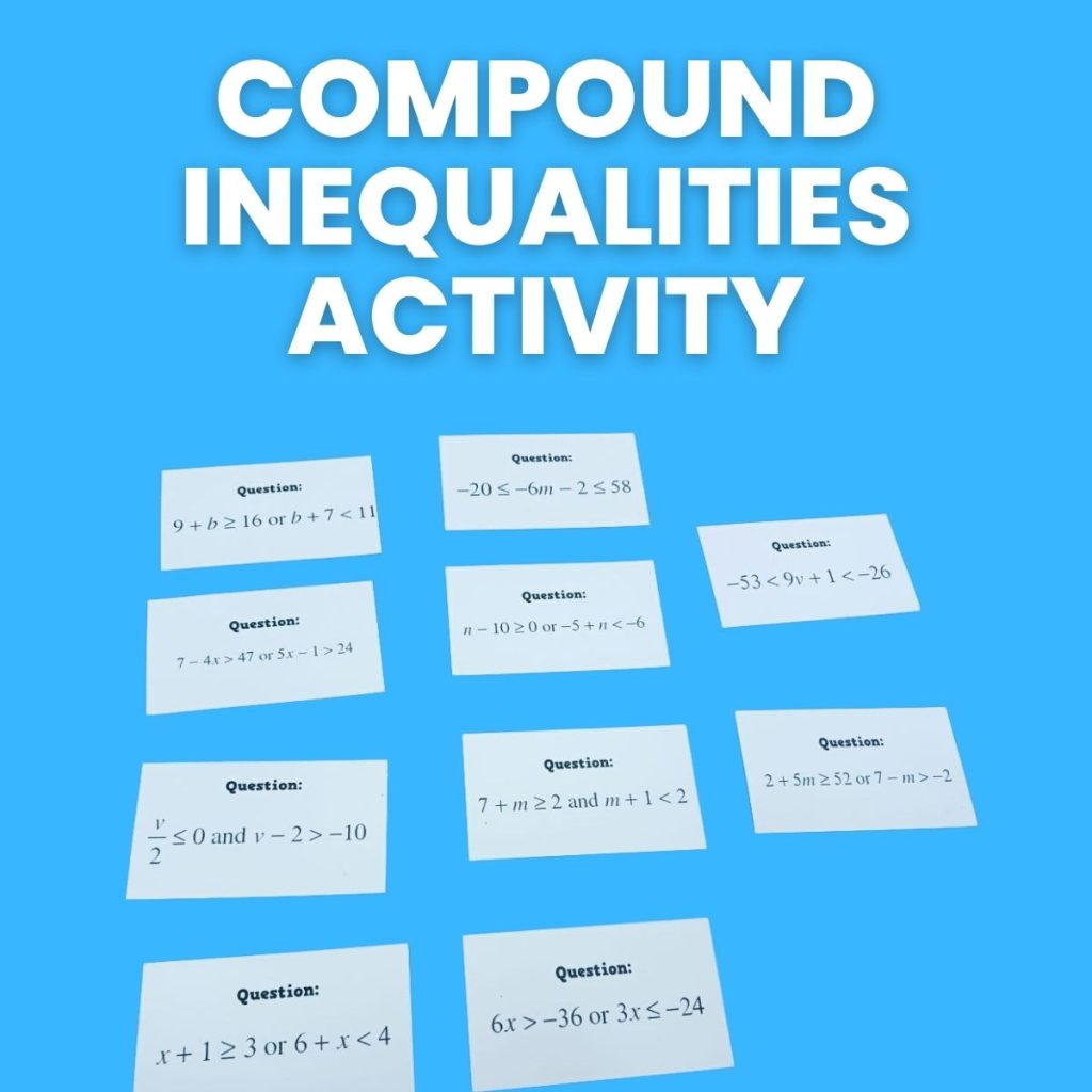 compound inequalities question stack activity 