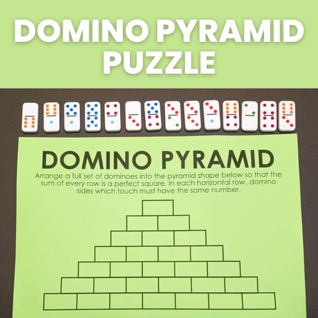 domino pyramid puzzle 
