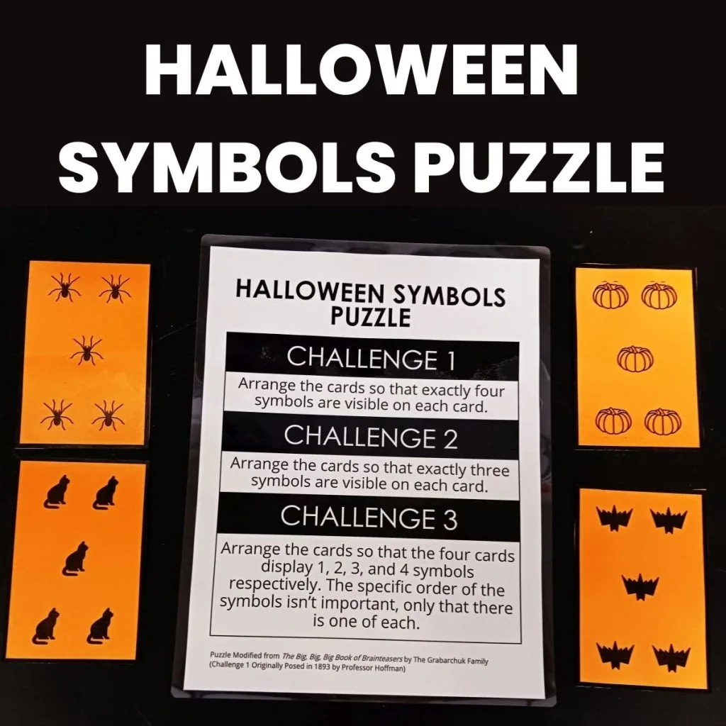 halloween symbols puzzle 