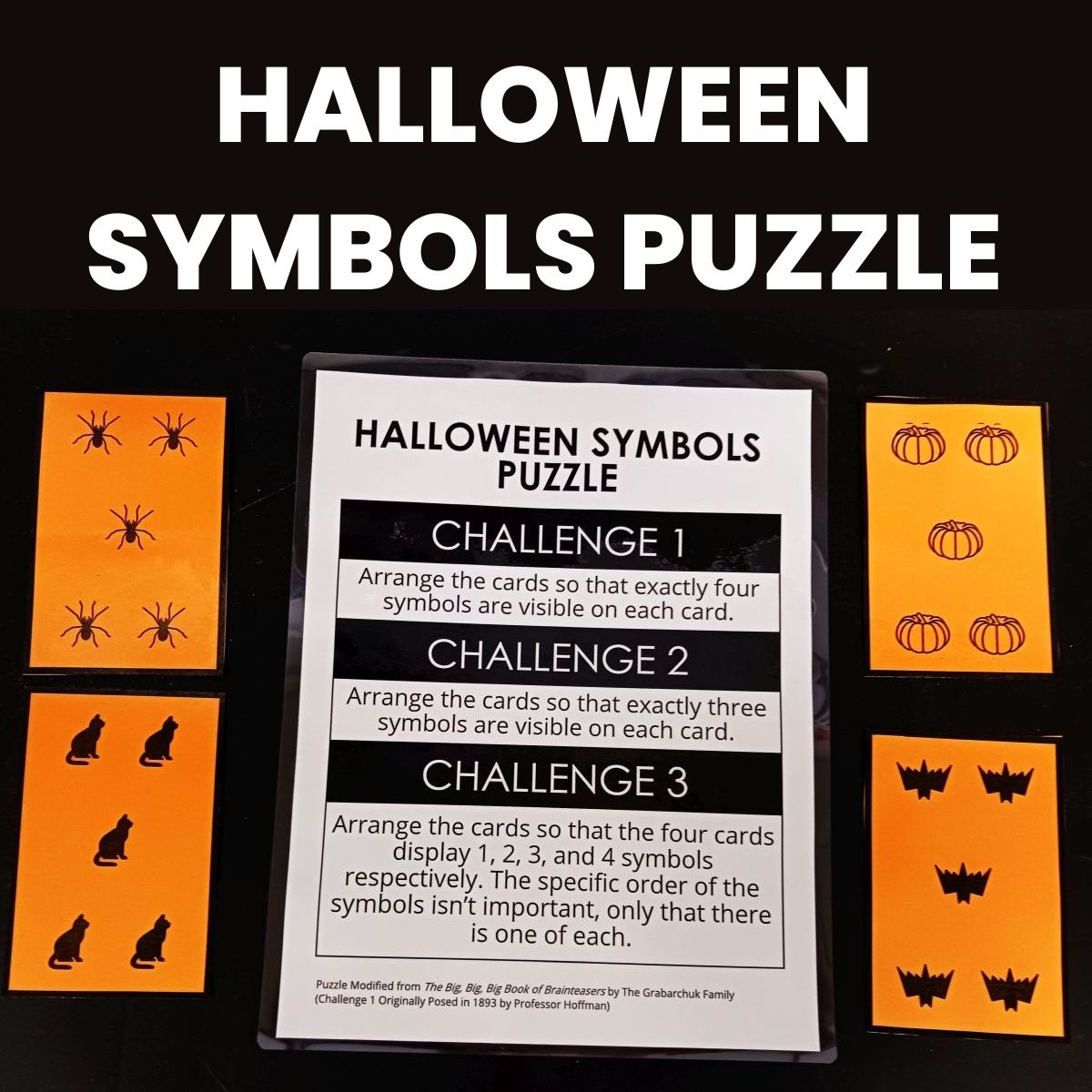Halloween Symbols Puzzle | Math = Love