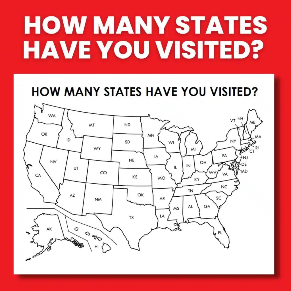 how many states have you visited data collection activity 