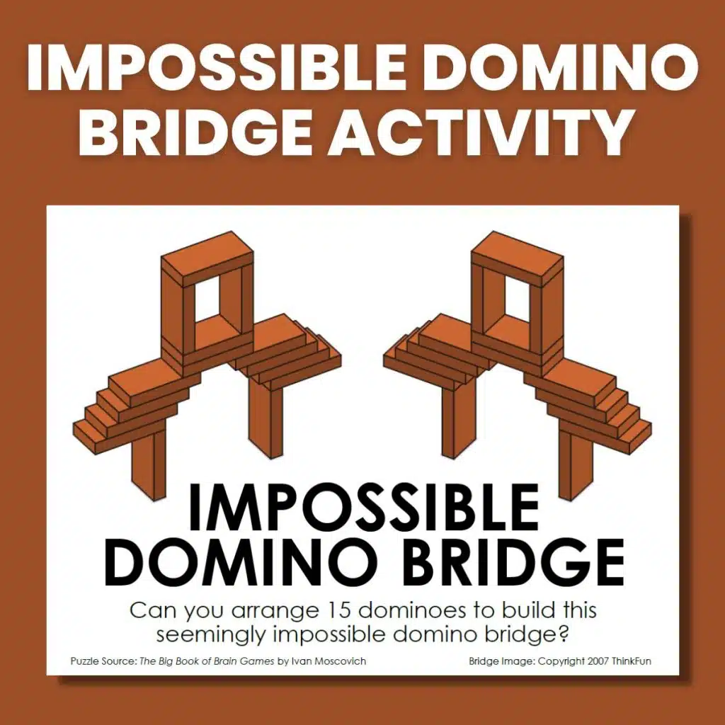 impossible domino bridge activity 