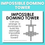 impossible domino tower building challenge. 