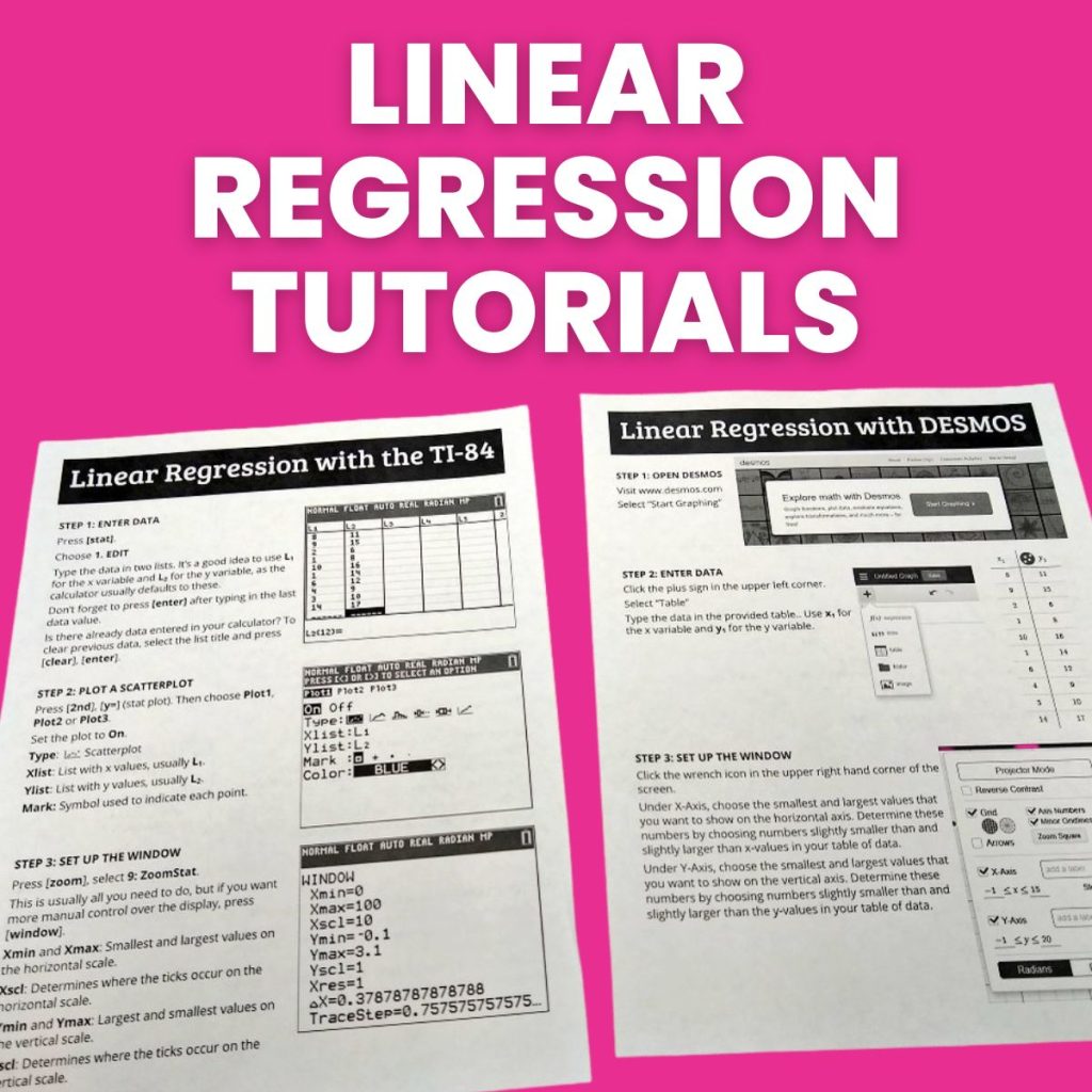 linear regression tutorials 