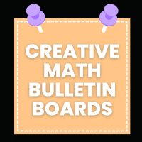 creative math bulletin boards. 