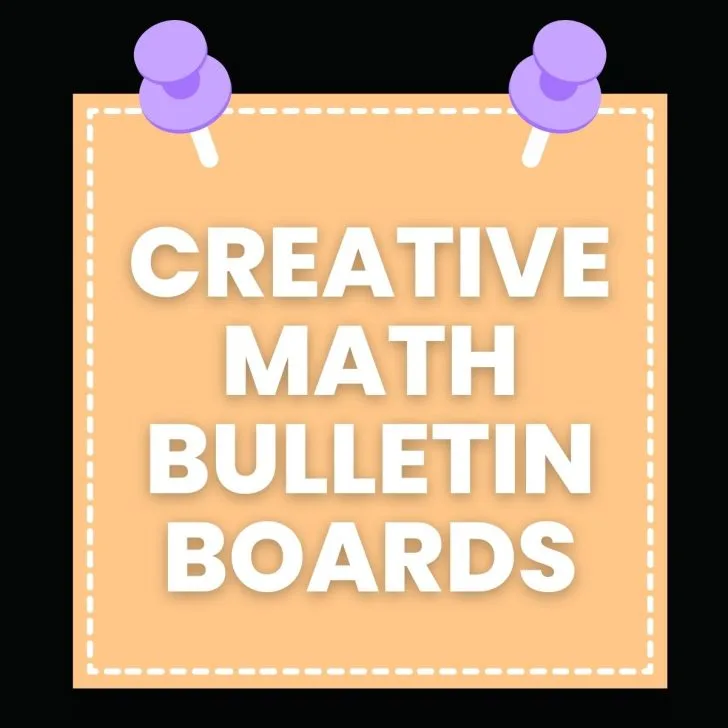 creative math bulletin boards. 