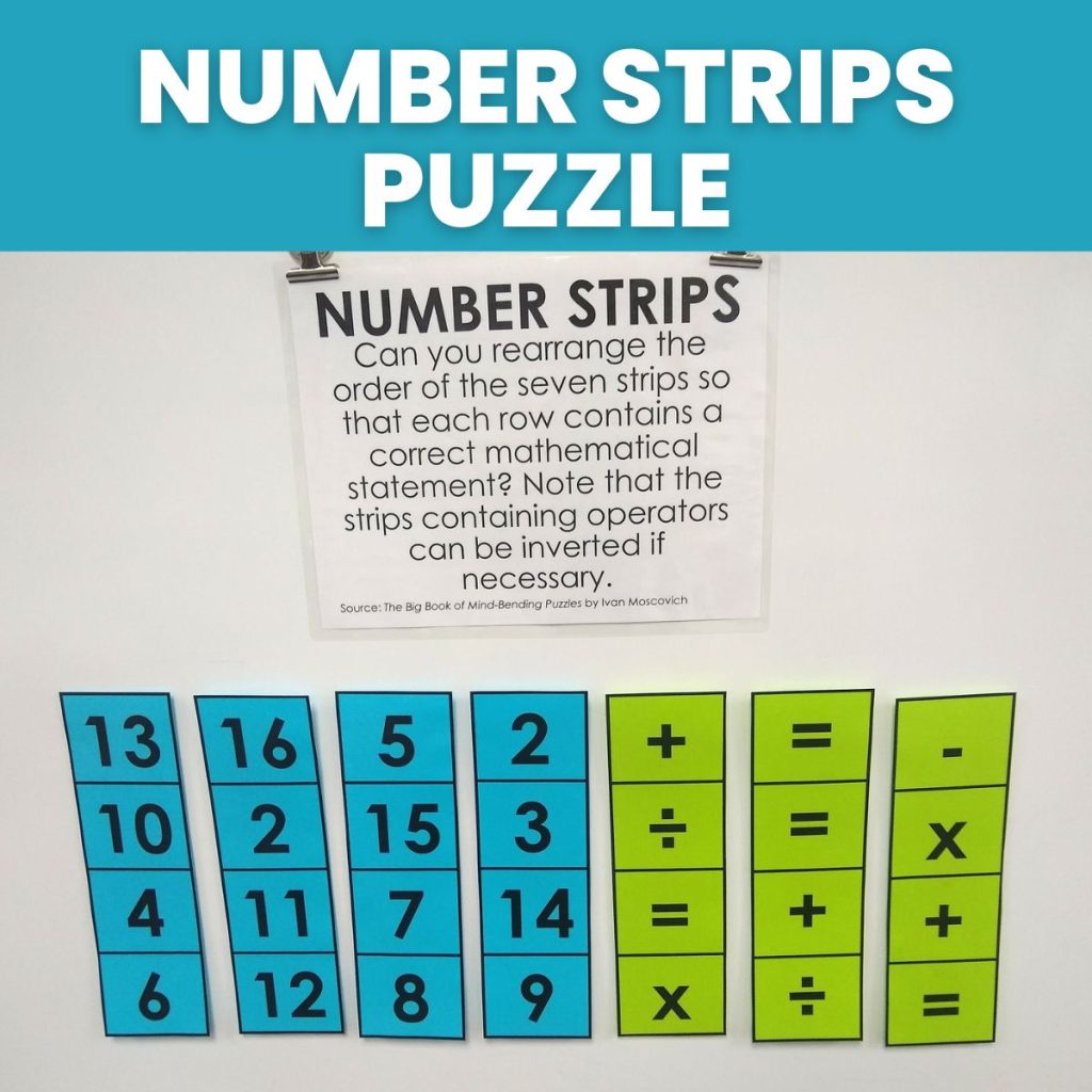 number strips puzzle 