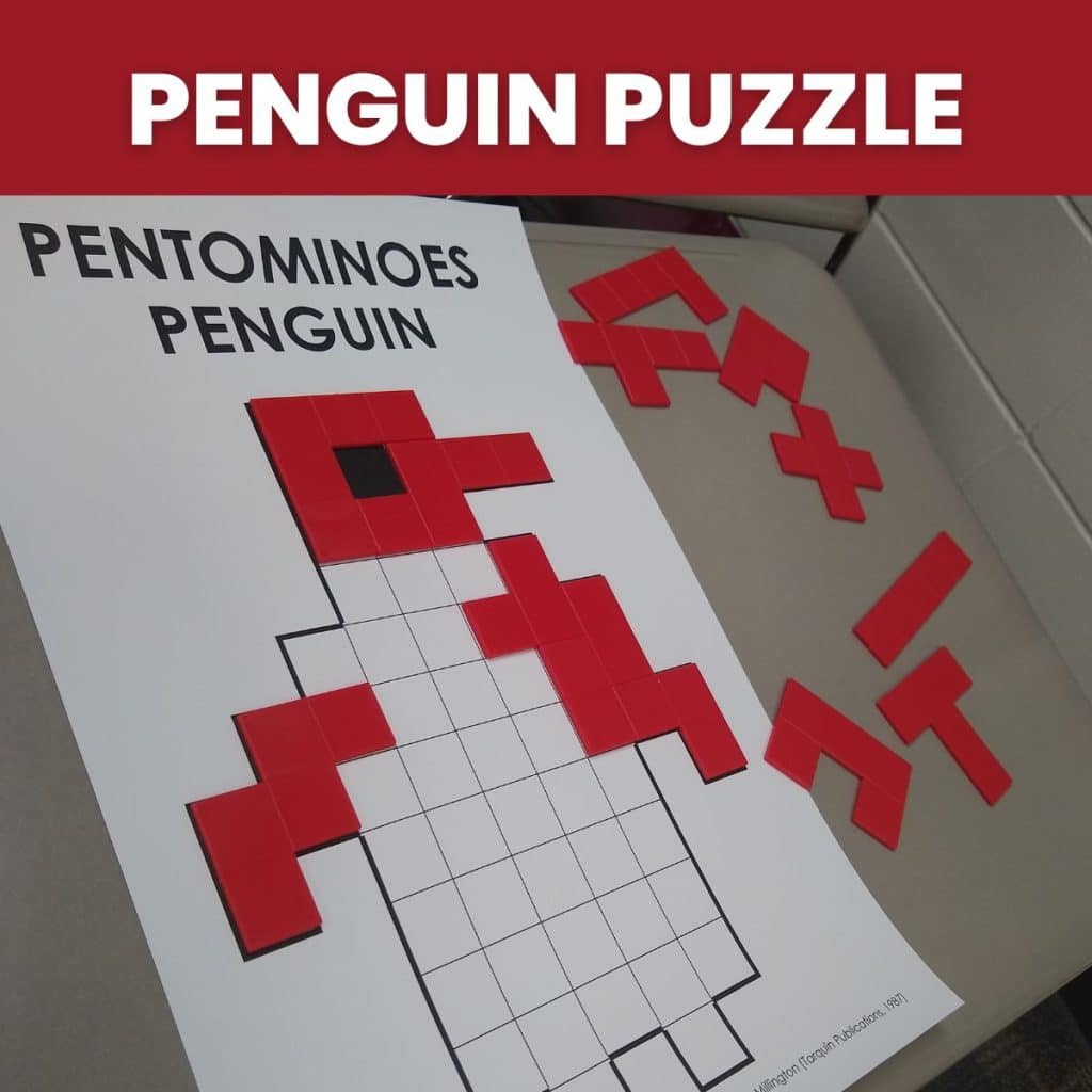 penguin pentominoes puzzle 