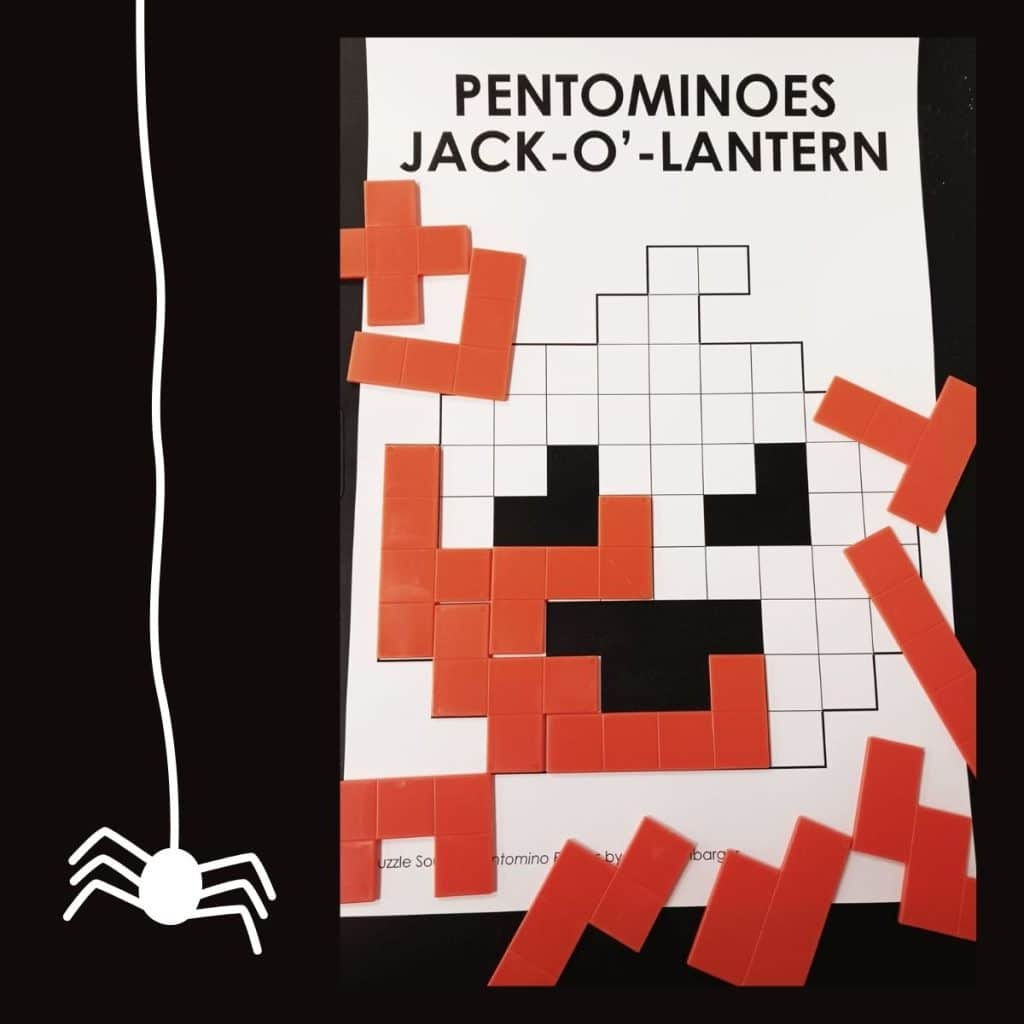 pentominoes jackolantern puzzle. 