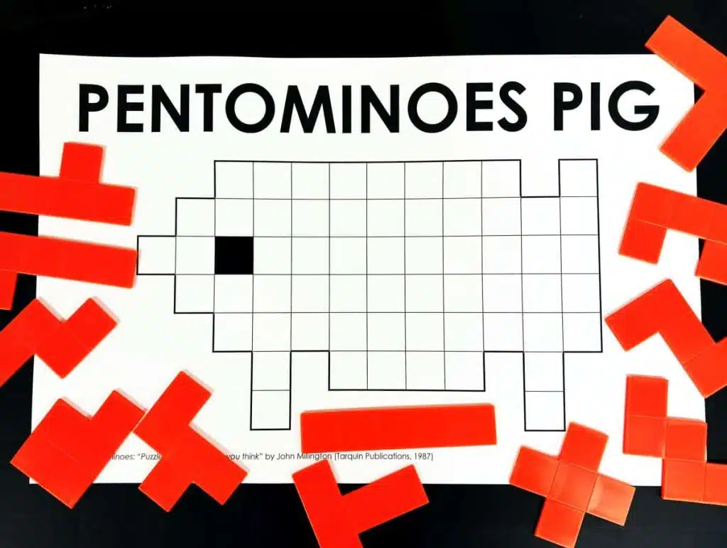 Pentominoes Pig Puzzle