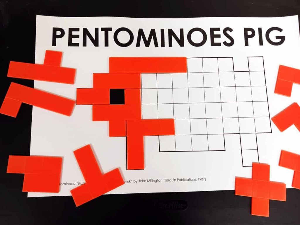 Pentominoes Pig Puzzle