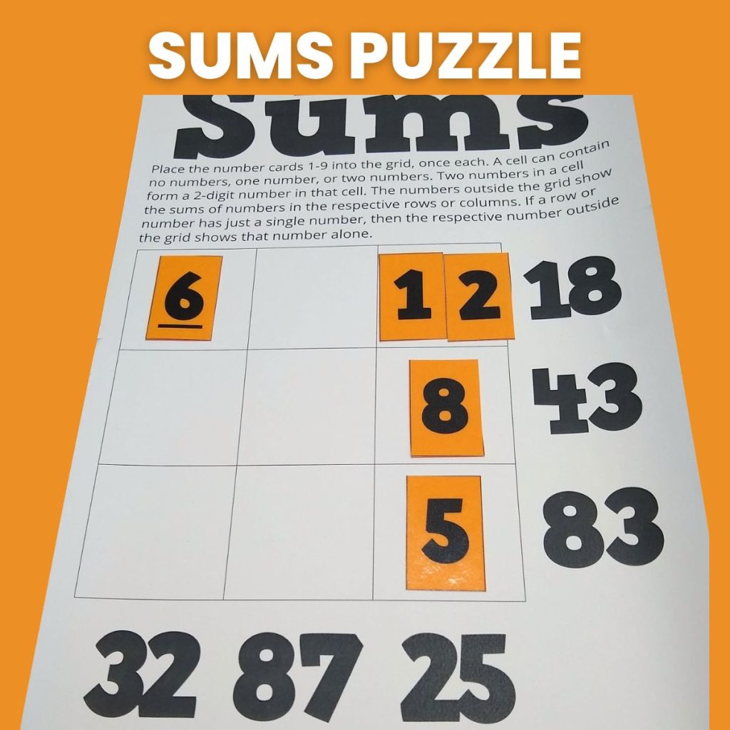 sums puzzle