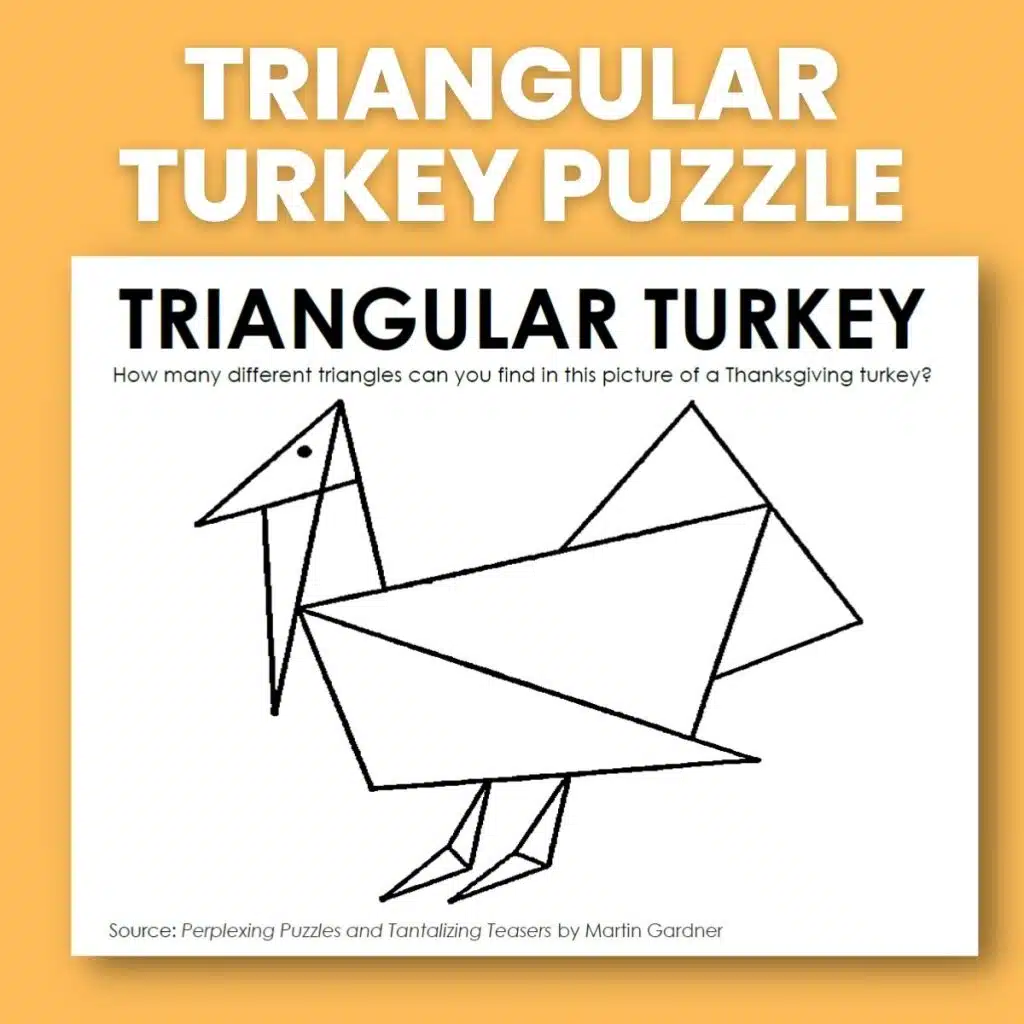 triangular turkey puzzle 