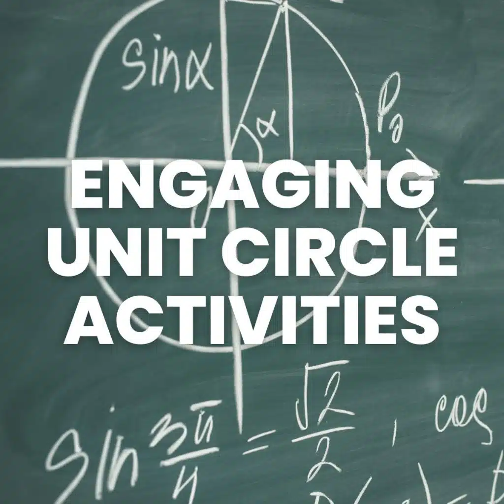 unit circle table of values chart