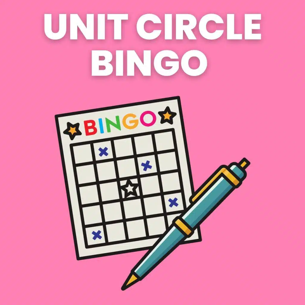 unit circle bingo game 