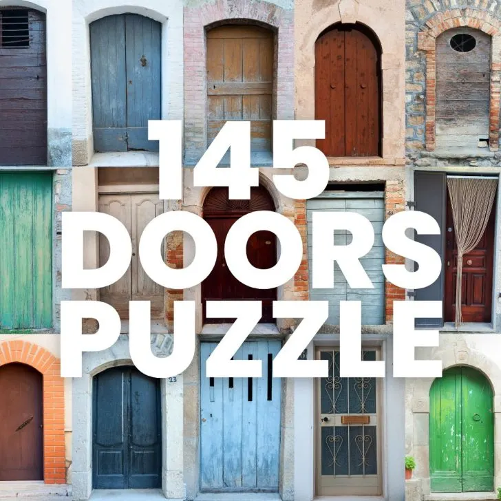 145 doors puzzle. 