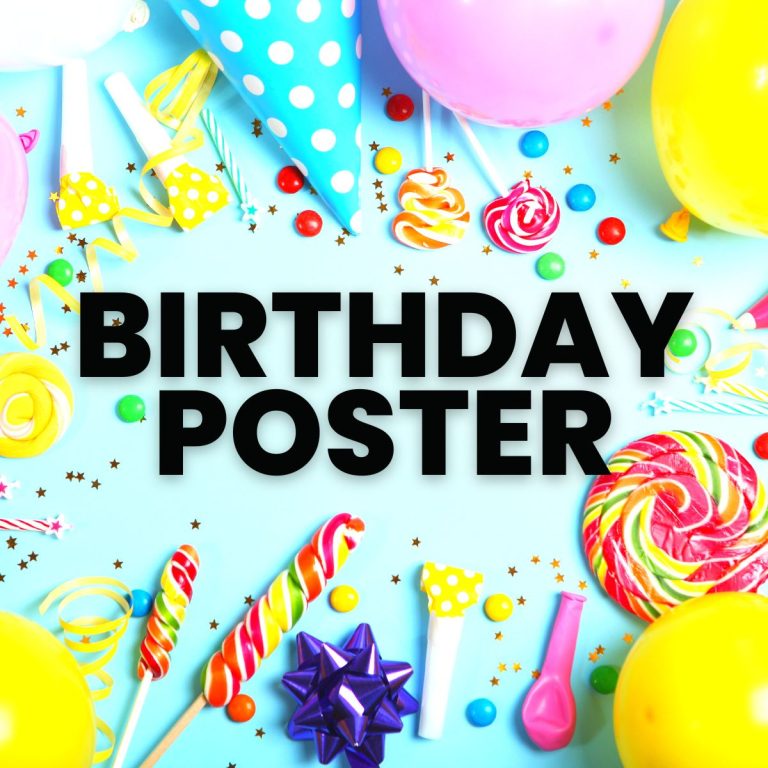 birthday poster