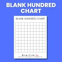 blank hundred chart