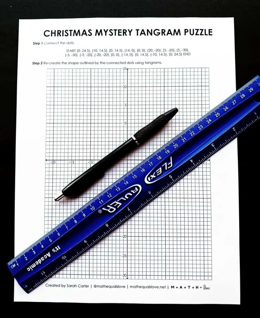 Christmas Mystery Tangram Puzzle Christmas Tree