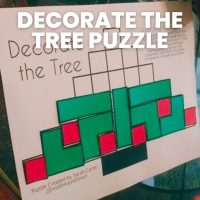 decorate the christmas tree puzzle