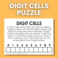 digit cells puzzle