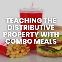 photograph of fast food combo meal with text 