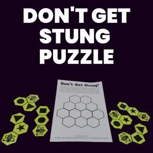 don't get stung puzzle