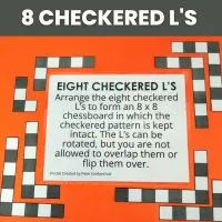 eight checkered l's puzzle