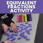 equivalent fractions card sort activity. 