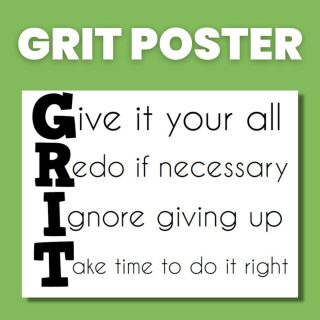 GRIT Poster | Math = Love