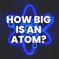 drawing of an atom with text 