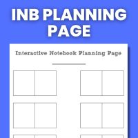 interactive notebook planning page