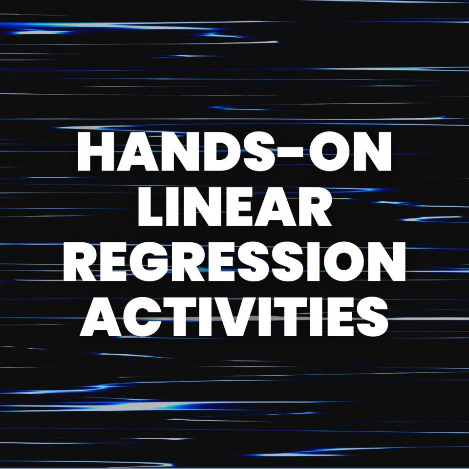 Linar Fun Fun and Hands-On Linear Regression Activities | Math = Love