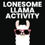 lonesome llama activity. 