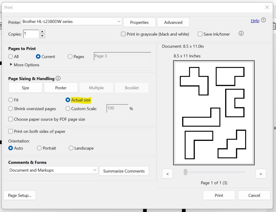 Printable One Inch Pentominoes Math = Love