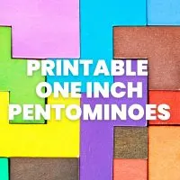 printable one inch pentominoes